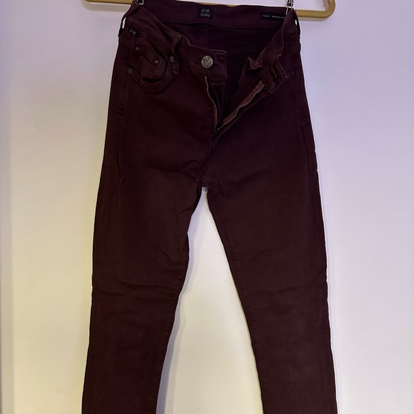 Citizens of Humanity Brown Rocket High Rise Skinny - Picture 2 of 4